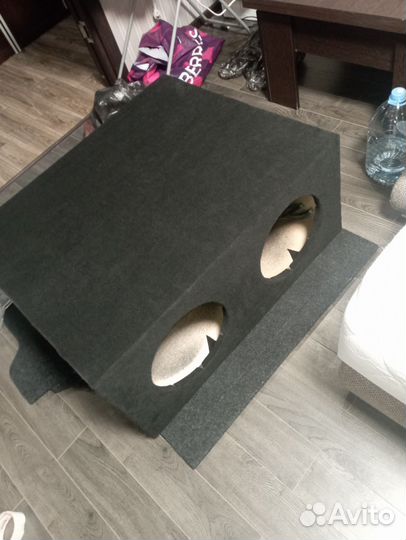 Короб под два 12-х сабвуфера