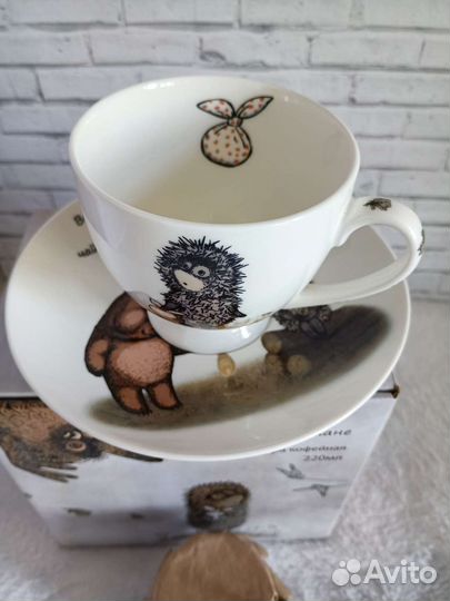 Набор для учителя, Ежик в тумане, фарфор