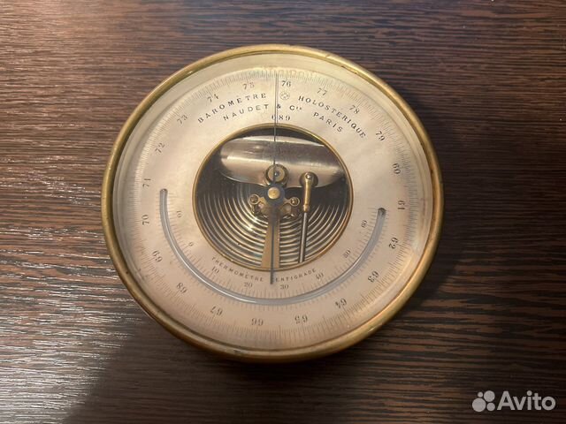 Старинный барометр Франция phbn герб РФ