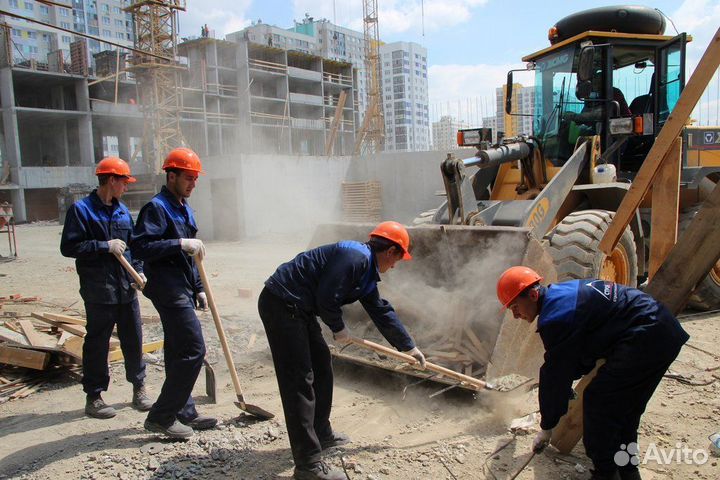 Разнорабочие подсобники уборка снега