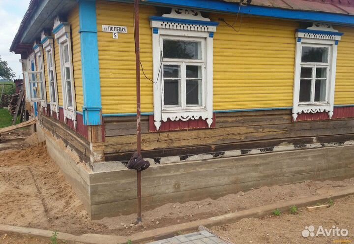Ремонт реставрация старых фундаментов замена венца