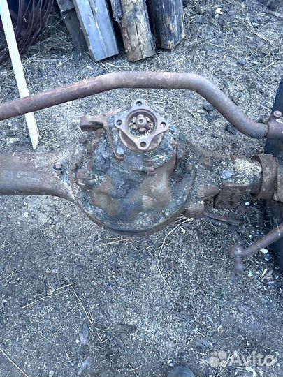 Мост передний ось с колесами газ 66 Шишига