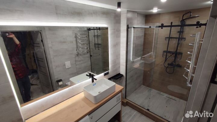 Укладка кафеля Ремонт ванна под ключ