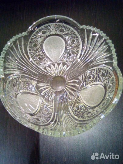 Хрусталь блюдо, вазы СССР и др