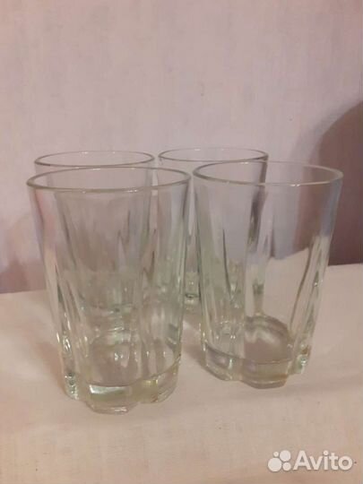 Стаканы стекло 4шт