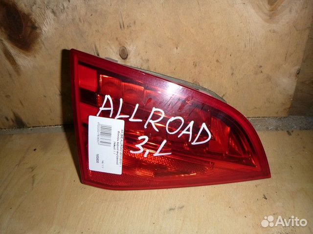 Фонарь задний внутренний левый audi A4 B8 allroad