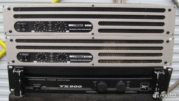 Усилители звука Pro 180-2550W 3ш QSC PV Crown CVR