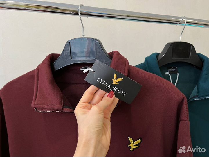 Кофта полузамок lyle scott