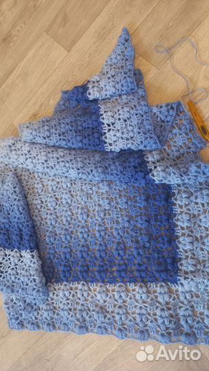 Шаль ручной работы