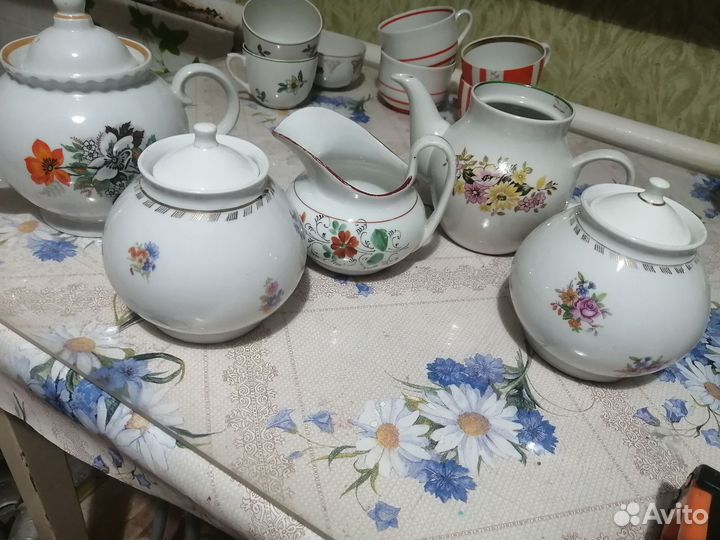 Чайник, сахарница, молочник СССР