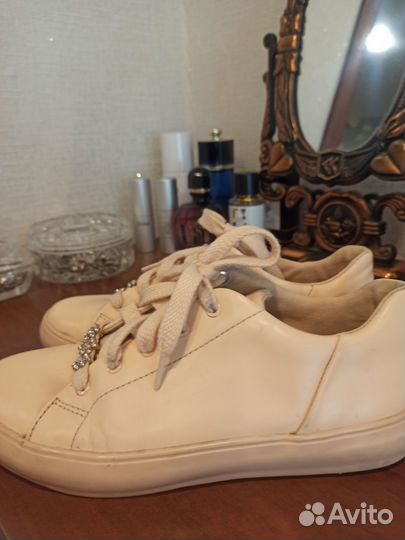 Кеды натуральная кожа 37 Massimo Dutti