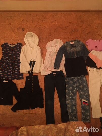 Детские вещи пакетом для девочки 128