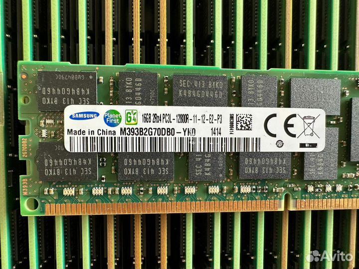 Серверная память 16GB DDR3 1600MHz 12800R samsung