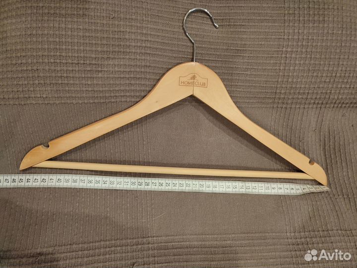 Вешалки плечики деревянные Home club 10 штук