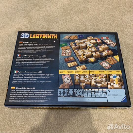 Ravensburger 3D лабиринт семейная настольная игра