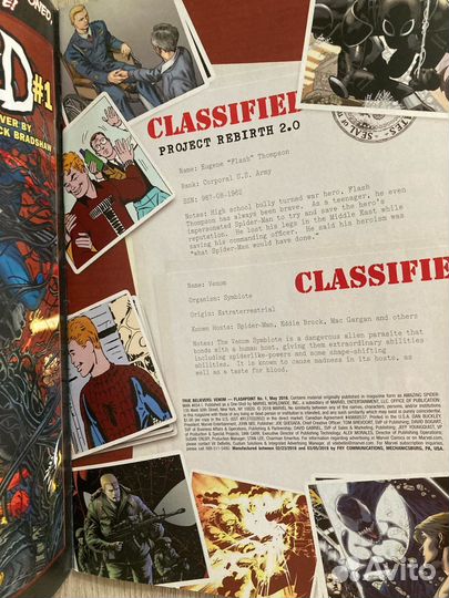 Комикс Venom Flashpoint на английском языке