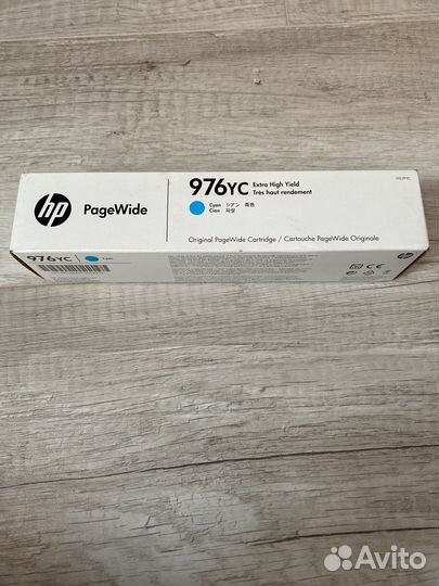 Картридж hp PageWide 976YC Cyan