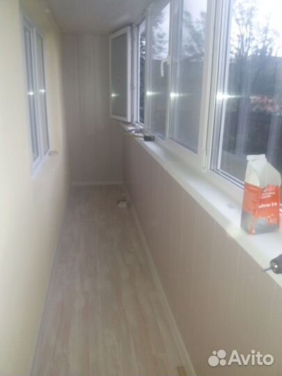 Отделка балконов и лоджий,остекление,установка