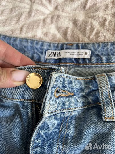 Джинсы zara широкие новые оригинал