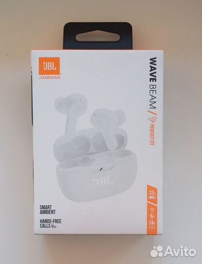 Беспроводные наушники jbl wave beam