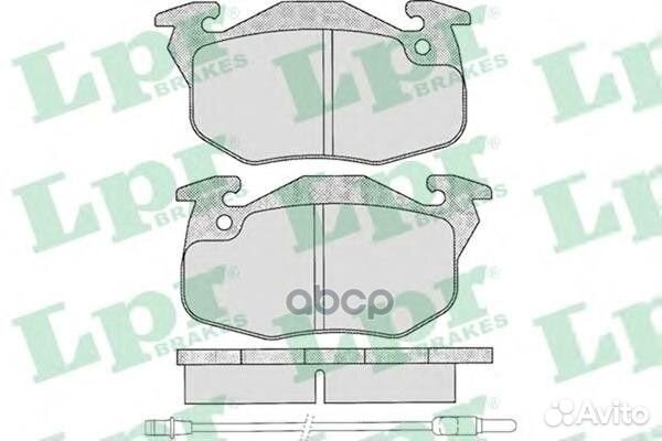 Колодки торм. дисковые 05p271 Lpr
