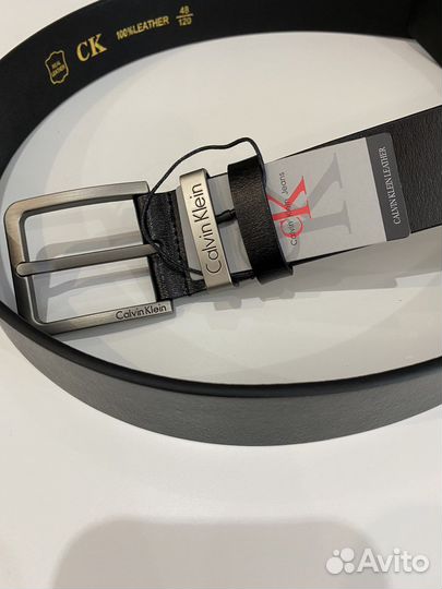 Ремень из натуральной кожи новый CK