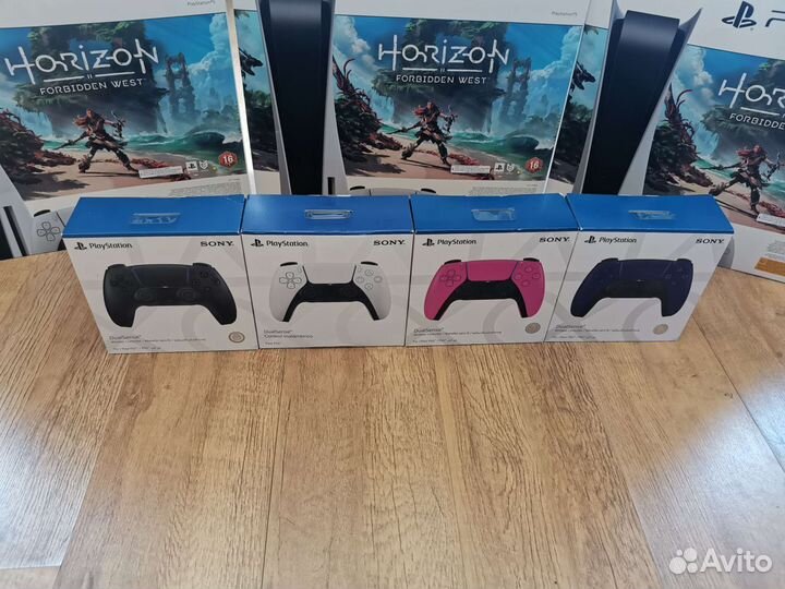 Джойстик ps5 (новый) геймпад controller все цвета