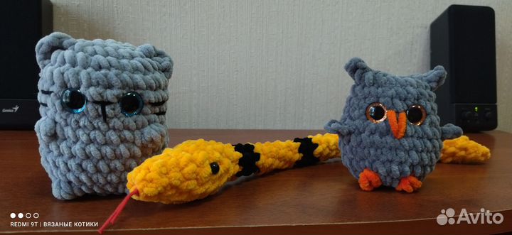 Котики, змейки, совушки