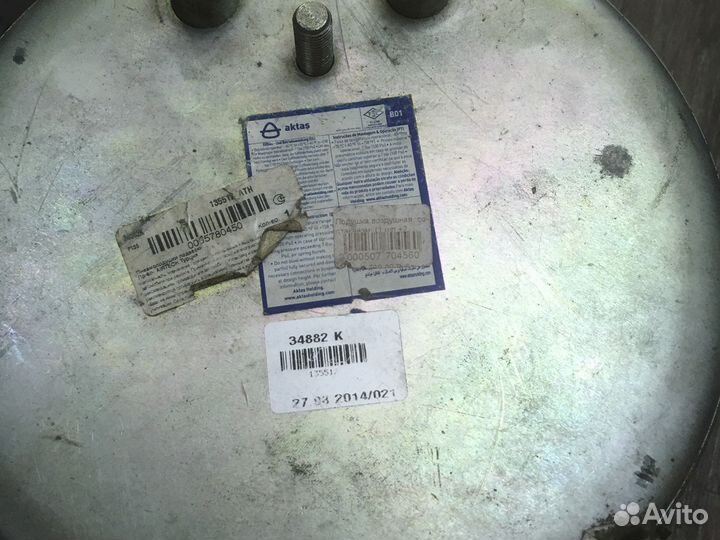 Подушка воздушная, со стаканом; (1 шп.+2 штуц. / 1