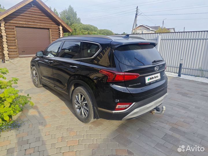 Hyundai Santa Fe 2.2 AT, 2019, 92 000 км