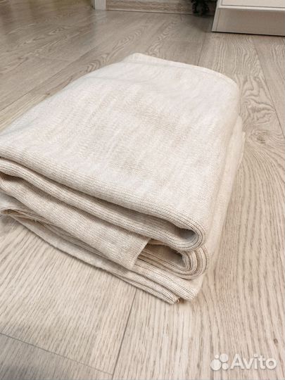 Теплый вязаный костюм с брюками