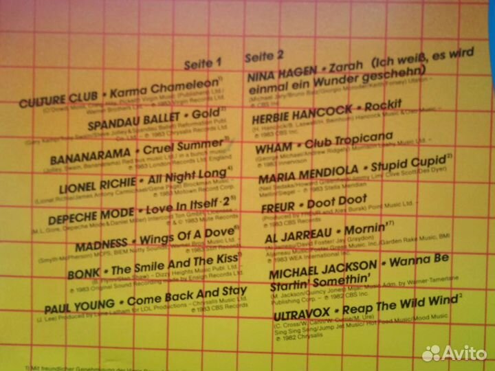 Винил Ronny's Pop Show