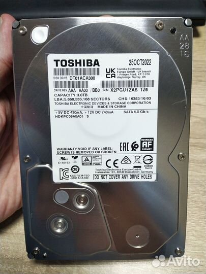 Жесткий диск 3Tb