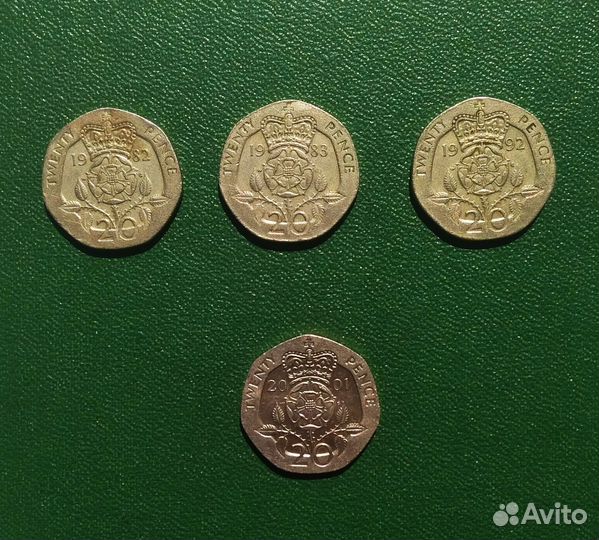 Англия монеты: памятные и стандартного дизайна