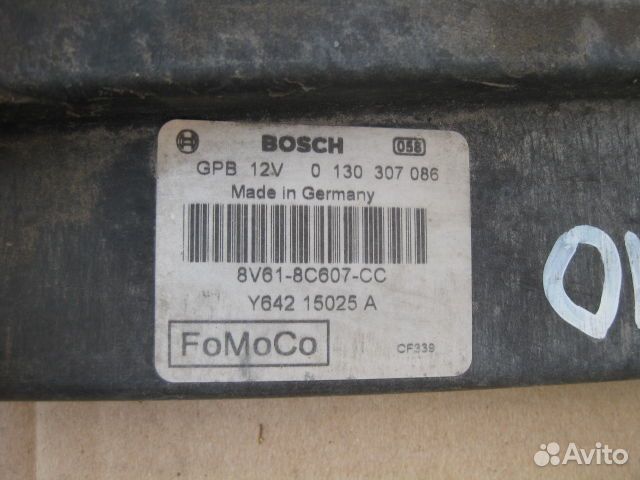 Вентилятор радиатора Mazda 3 (BL) (2009-2013)