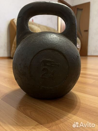 Гиря 24 кг СССР