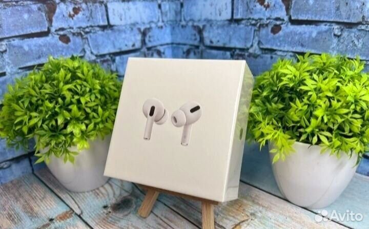 Airpods pro новые с гарантией + чехол
