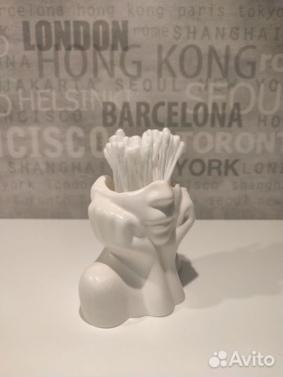 Кашпо из гипса 