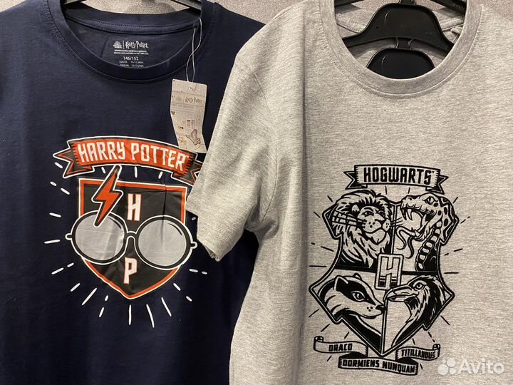Футболки 2 шт Harry Poter новые 146/152