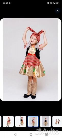 Новогодний костюм для девочки 110