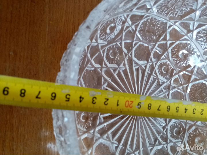 Салатник хрустальный