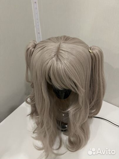 Парик Лолита серый с шиньонами