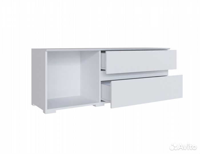 Плейона Тумба тв малая белая
