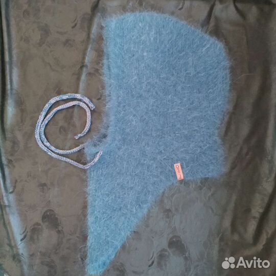 Женский ангора зимний капюшон