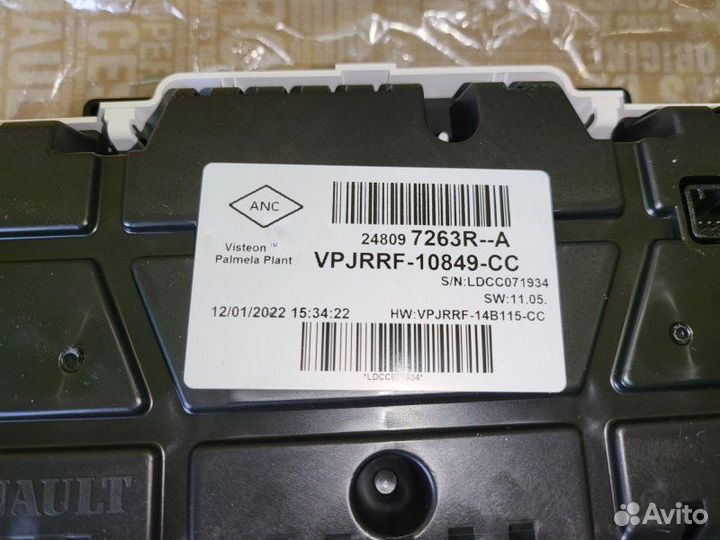 Щиток приборов Renault Kaptur