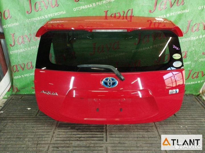 Дверь задняя задний toyota aqua