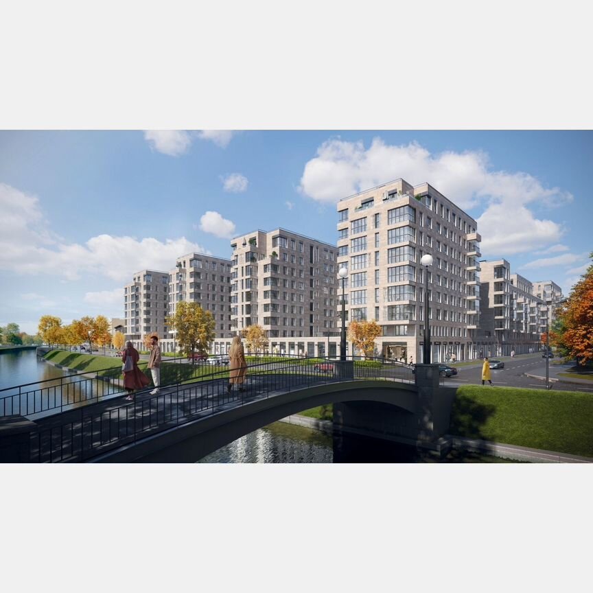 1-к. квартира, 50,2 м², 8/9 эт.