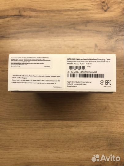 Airpods 2 оригинал