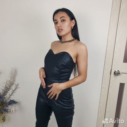 Кожаный топ Luxury
