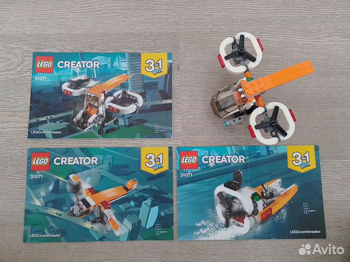 Lego creator Дрон-разведчик (3 в 1)